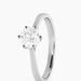 Bague Athena Platine Blanc Diamant - Solitaires Femme | Marc Orian
