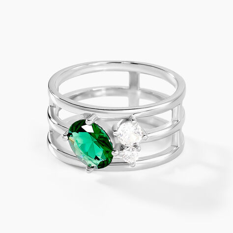 Bague Romea Argent Blanc Oxyde De Zirconium - Solitaires Femme | Marc Orian