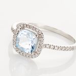 Bague Or Blanc Adrienne Topaze Oxydes De Zirconium - Bagues pierres fines Femme | Marc Orian