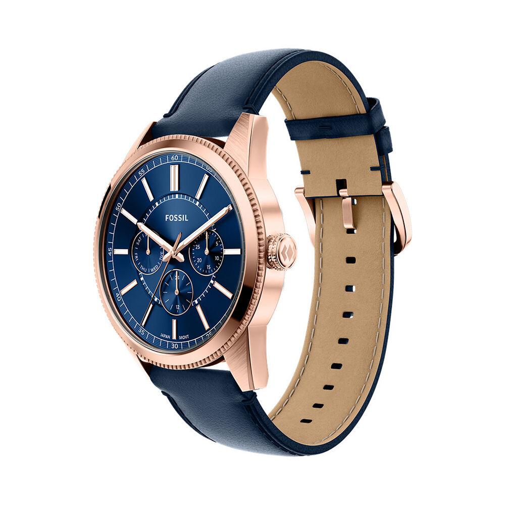 Montre Fossil Pearson Bleu - Montres &eacute;tanches Homme | Marc Orian