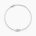 Bracelet Phedra Or Jaune Argent Blanc - Bracelets cha&icirc;nes Femme | Marc Orian