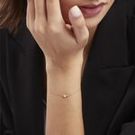 Bracelet Or Jaune Abijah Diamants - Bracelets Medailles Femme | Marc Orian