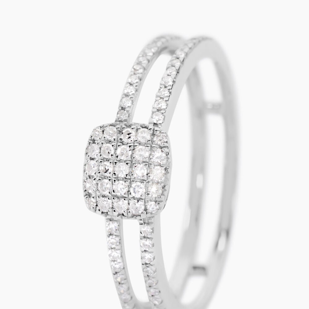 Bague Aude Or Blanc Diamant - Parures de mariage Femme | Marc Orian