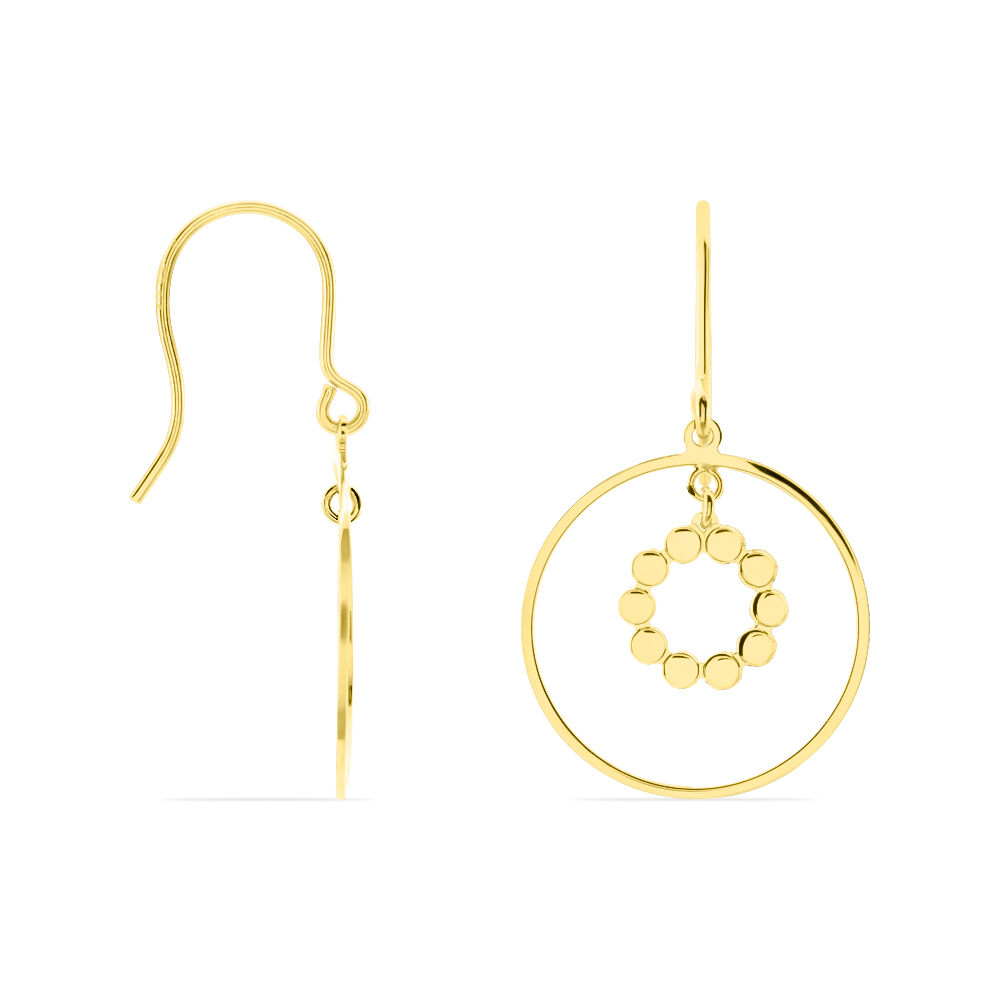 Boucles D'oreilles Pendantes Alisee Or Jaune - Pendantes Femme | Marc Orian