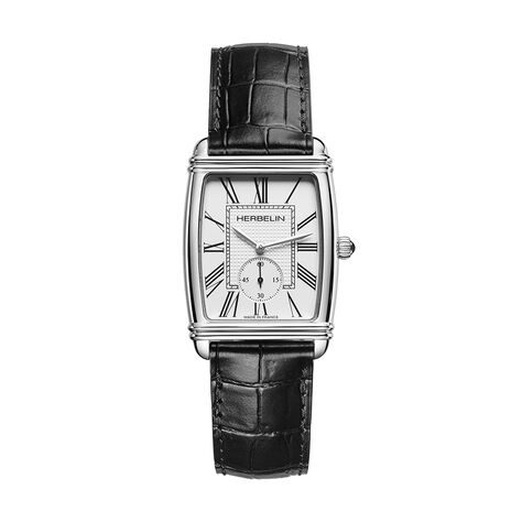 Montre Herbelin Art Deco Argent&eacute; - Montres &eacute;tanches Homme | Marc Orian