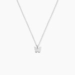 Collier Papilio Argent Blanc - Colliers ras du cou Femme | Marc Orian