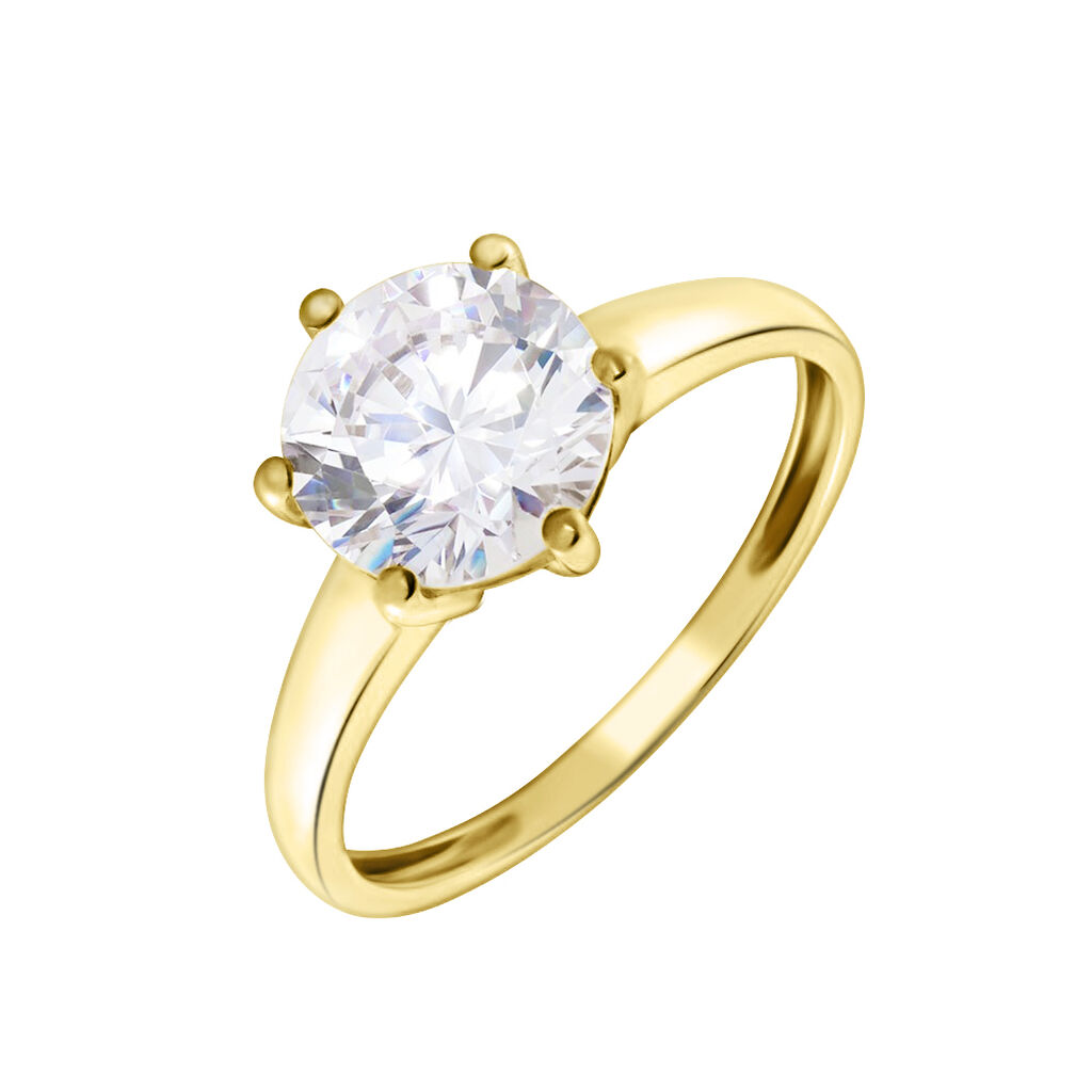 Solitaire Or Jaune Poeninus Oxyde - Solitaires Femme | Marc Orian