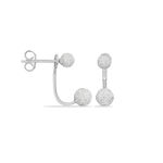 Bijoux D'oreilles Rosely Argent Blanc - Piercings d'oreilles Femme | Marc Orian