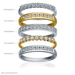 Alliance Rhea Or Blanc Diamant - Alliances personnalis&eacute;es Femme | Marc Orian
