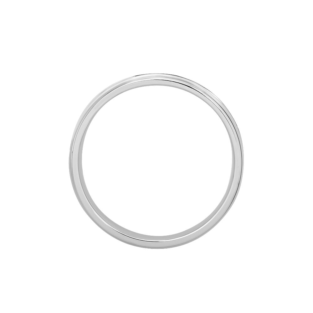 Alliance Shalena Ruban Plat Or Blanc - Alliances duo Unisex | Marc Orian