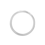 Alliance Shalena Ruban Plat Or Blanc - Alliances duo Unisex | Marc Orian