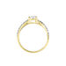 Bague Evita Or Jaune Oxyde De Zirconium - Solitaires Femme | Marc Orian