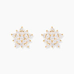 Boucles D'oreilles Puces Bleuenn Plaqu&eacute; Or Jaune Oxyde De Zirconium - Puces Femme | Marc Orian