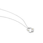 Collier Basil Argent Blanc Oxyde De Zirconium - Colliers avec pierres Femme | Marc Orian