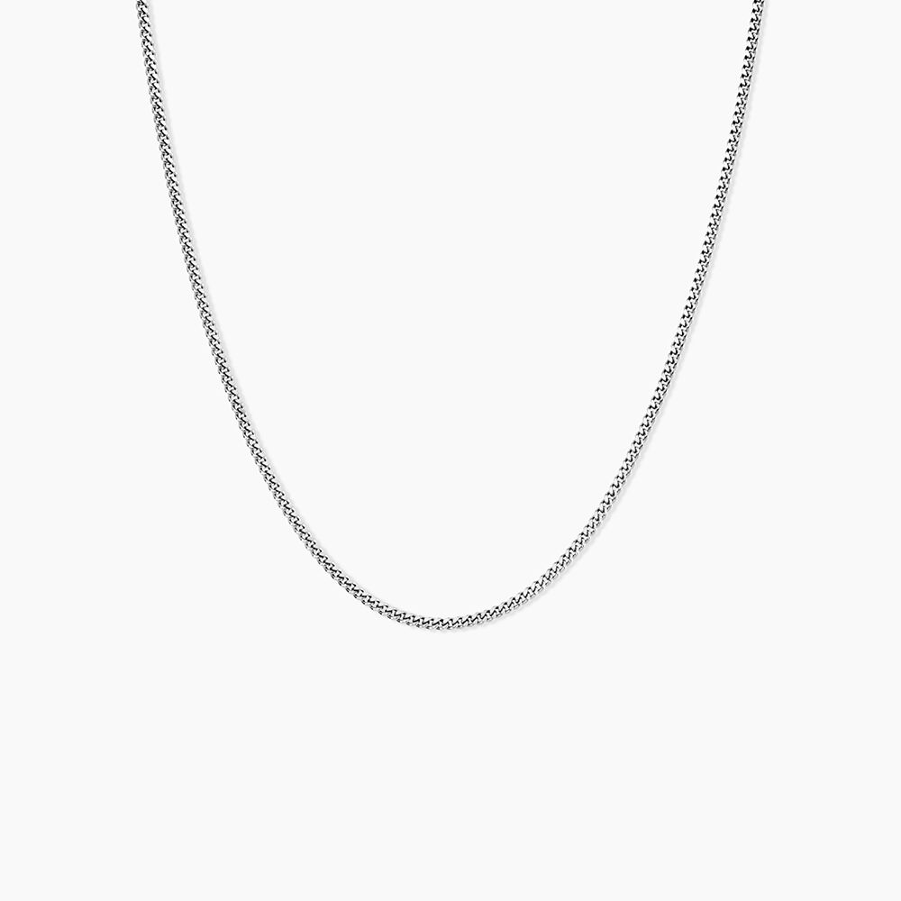 Cha&icirc;ne Clementine Argent Blanc - Colliers fantaisie Femme | Marc Orian