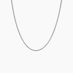 Cha&icirc;ne Clementine Argent Blanc - Colliers fantaisie Femme | Marc Orian