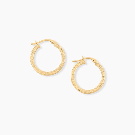 Cr&eacute;oles Xanthia Or Jaune - Cr&eacute;oles Femme | Marc Orian