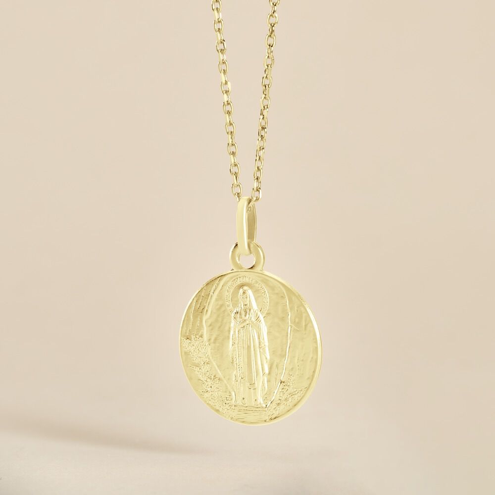Medaille Or Jaune Vierge - Médailles et médaillons Famille | Marc Orian