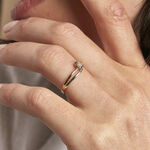Bague Pika Or Bicolore Diamant - Solitaires Femme | Marc Orian
