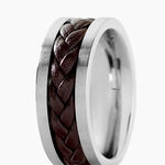Bague Ally Acier Blanc - Bijoux fantaisie Homme | Marc Orian
