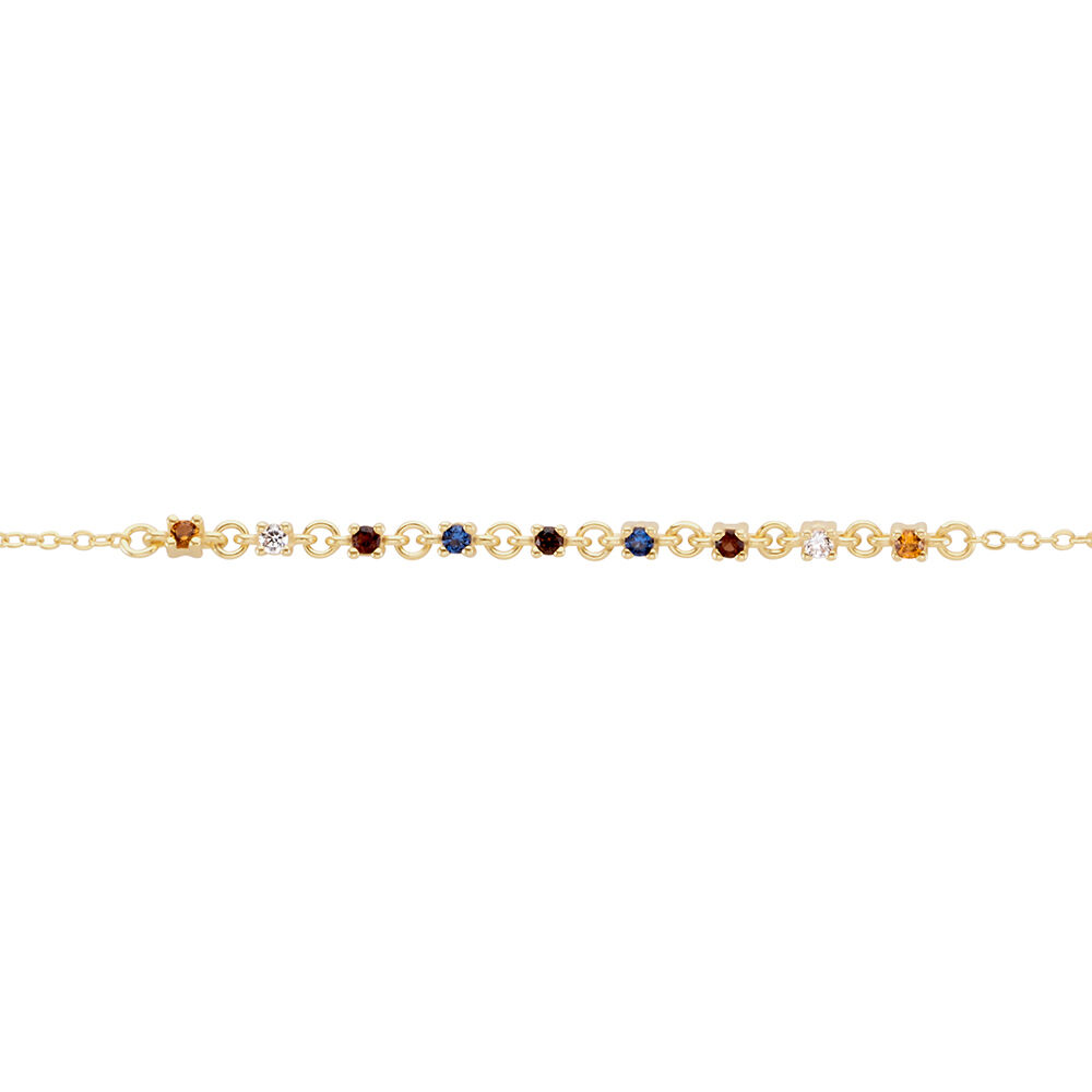 Bracelet Céphée Plaqué Or Doré Oxyde De Zirconium - Bracelets chaînes Femme | Marc Orian