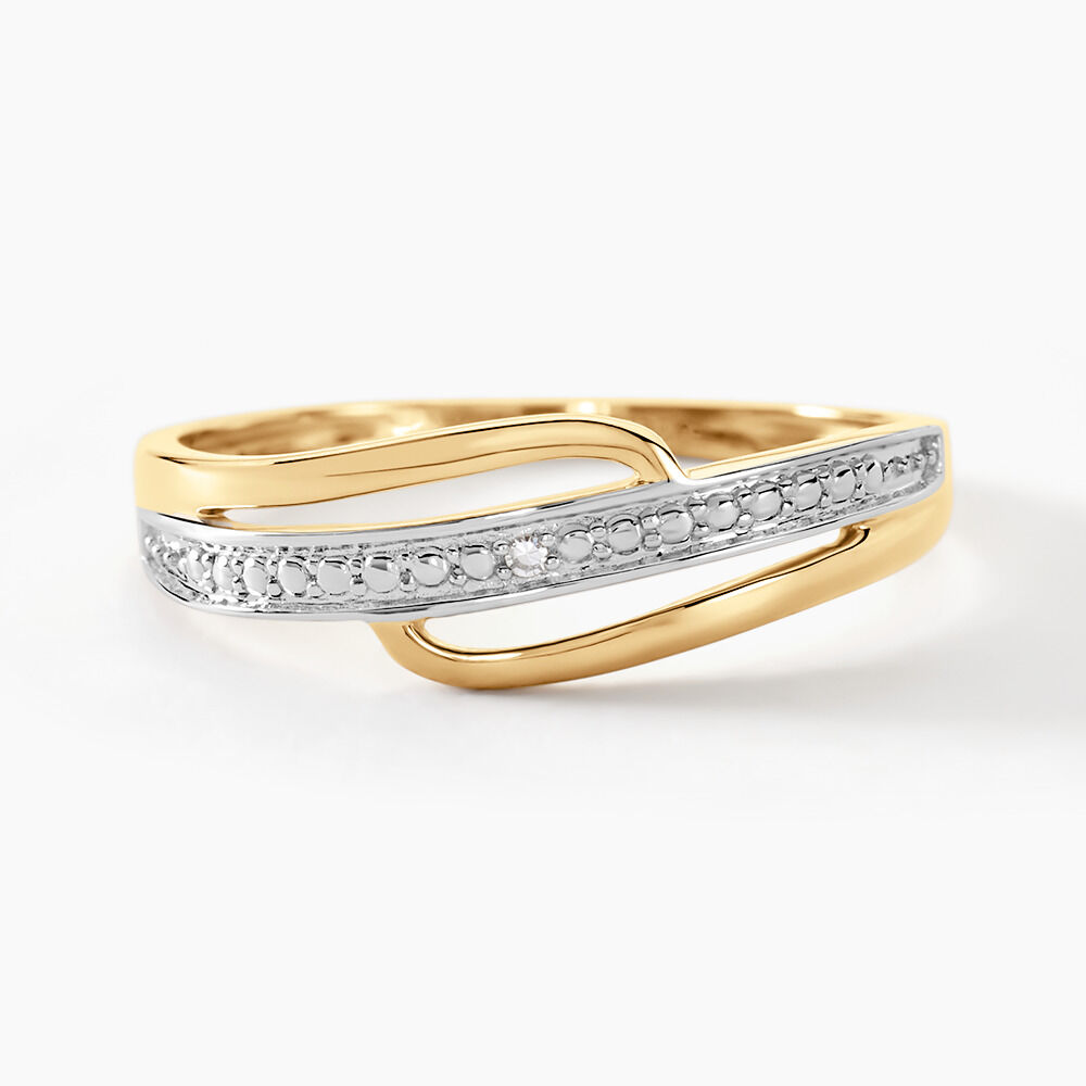 Bague Solena Or Jaune Diamant - Parures de mariage Femme | Marc Orian