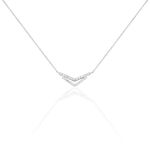 Collier Dayen Argent Blanc Oxyde De Zirconium - Colliers avec pierres Femme | Marc Orian