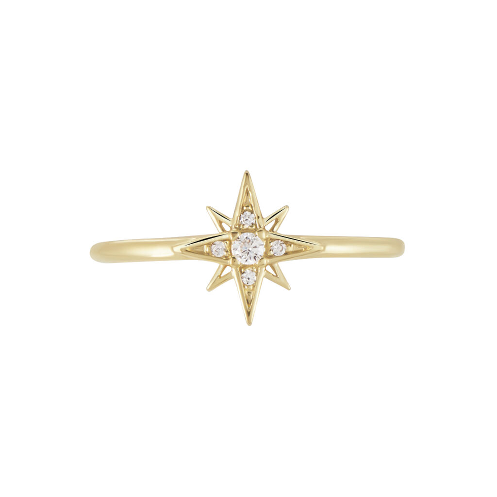 Bracelet Kazima Plaqué Or Oxyde De Zirconium - Bagues Solitaire Femme | Marc Orian