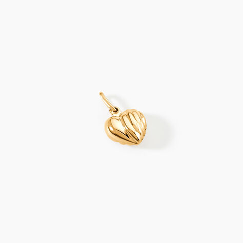 Pendentif Eudocie Coeur Stri Or Jaune - Pendentifs Famille | Marc Orian