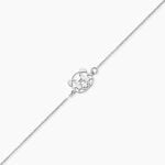 Bracelet Romy Origami Argent Blanc - Bracelets fantaisie Femme | Marc Orian