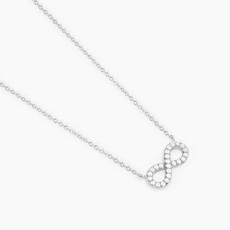 Collier Lou Argent Blanc Oxyde De Zirconium - Colliers avec pierres Femme | Marc Orian