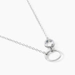 Collier Bastiano Argent Blanc Oxyde De Zirconium - Colliers avec pierres Femme | Marc Orian