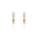 Boucles D'oreilles Puces Argent Rose Donny Oxydes De Zirconium - Puces Femme | Marc Orian