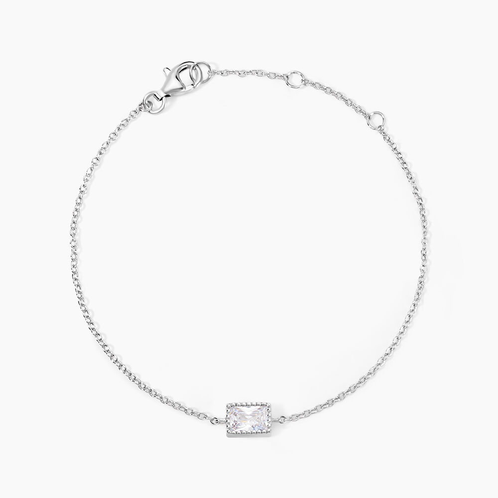 Bracelet Anaissa Argent Blanc Oxyde De Zirconium - Bracelets fantaisie Femme | Marc Orian