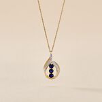 Collier Aurora Or Jaune Saphir Et Diamant - Colliers avec pierres Femme | Marc Orian