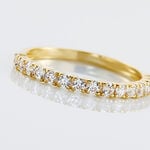 Alliance Julietta Or Jaune Oxyde De Zirconium - Alliances duo Femme | Marc Orian