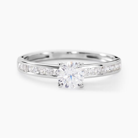 Bague Harem Or Blanc Oxyde - Bagues avec pierre Femme | Marc Orian