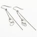 Boucles D'oreilles Pendantes Sybille Argent Blanc - Pendantes Femme | Marc Orian