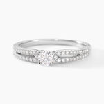 Bague Solitaire Katalina Or Blanc Diamant - Solitaires Femme | Marc Orian