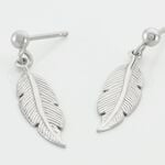 Boucles D'oreilles Pendantes Argent Blanc Irene - Pendantes Femme | Marc Orian