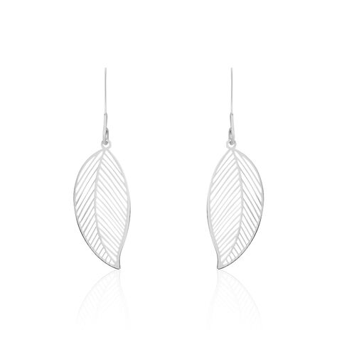 Boucles D'oreilles Pendantes Fanni Argent Blanc - Boucles d'oreilles Pendantes Femme | Marc Orian