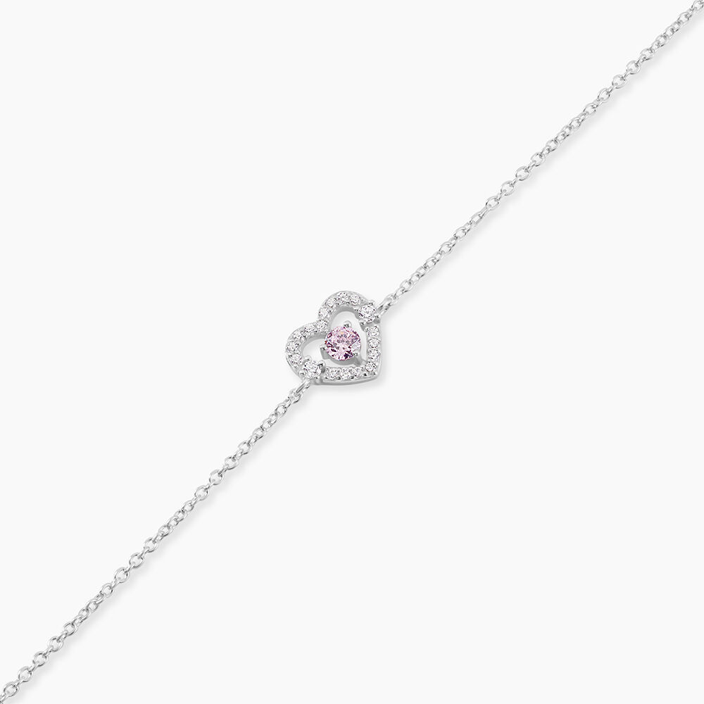 Bracelet Carren Argent Blanc Oxyde De Zirconium - Bracelets fantaisie Femme | Marc Orian