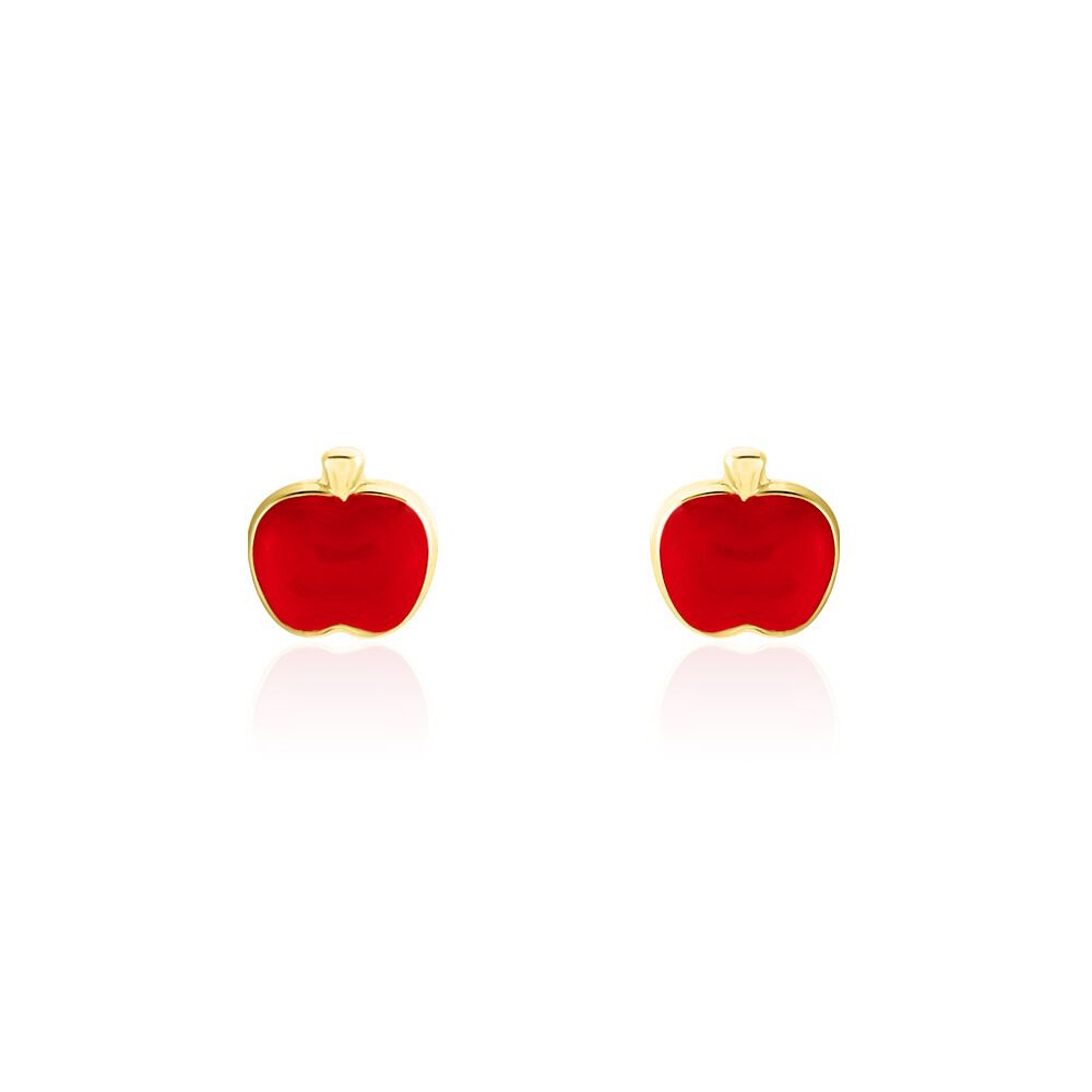 Boucles D'oreilles Puces Eve Or Jaune - Puces Enfant | Marc Orian