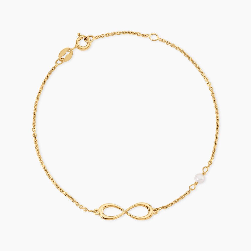 Bracelet Illenia Argent Dor&eacute; A L'Or 750/1000 Perle De Culture - Bracelets fantaisie  | Marc Orian
