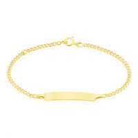 Bracelet Identité Etheline Maille Gourmette Or Jaune