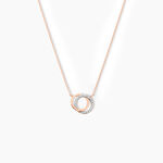 Collier Or Rose Tresha Diamants - Colliers avec pierres Femme | Marc Orian