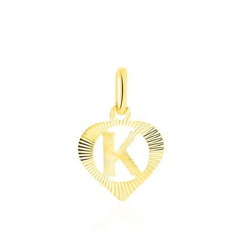 Pendentif Eudocie Coeur Lettre Or Jaune - Pendentifs Famille | Marc Orian