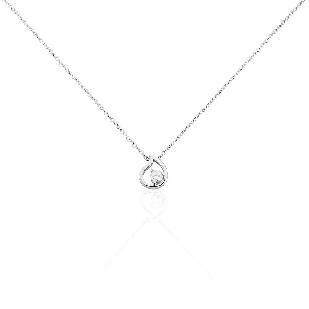Collier Argent Sidonio Oxydes De Zirconium - Colliers avec pierres Femme | Marc Orian
