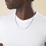 Cha&icirc;ne Piato Marine Argent Blanc - Chaines Homme | Marc Orian