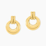 Boucles D'Oreilles Pendantes Vaidah Acier Jaune - Pendantes Femme | Marc Orian